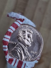 US 1cent 2025(1 coin),the last year of minting,straight from the bank roll !