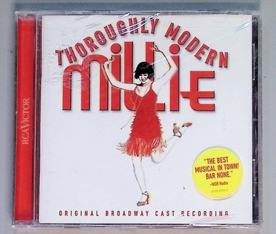 Thoroughly Modern Millie OBCR CD 2002 Broadway Cast Musical RCA CRACKED CASE