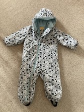 Decathlon Wedze Kids Ski Suit Snow Suit Grey Pattern Age 24 Months 2 Years