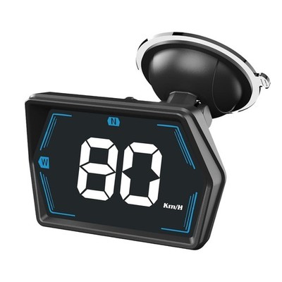 Car Digital Speedometer GPS HUD Head Up Display MPH Overspeed Alarm Universal