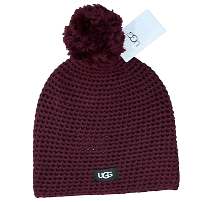UGG Leonarra Pom Pom Beanie, NWT UGG Yarn Pompom Knit Beanie | eBay main image 3