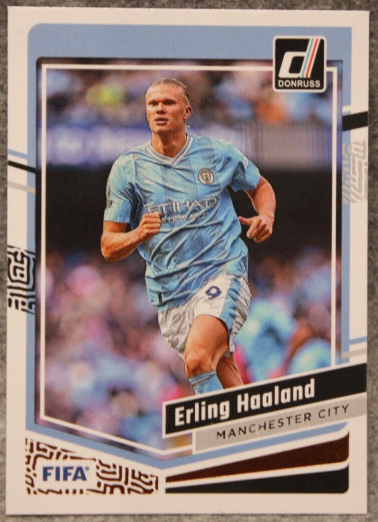 2023-24 Donruss FIFA Soccer Erling Haaland #89 Base Card