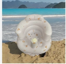 Inflatable Baby Support Seat - Baby Chair Floor Seater with Built-in Air Pump   