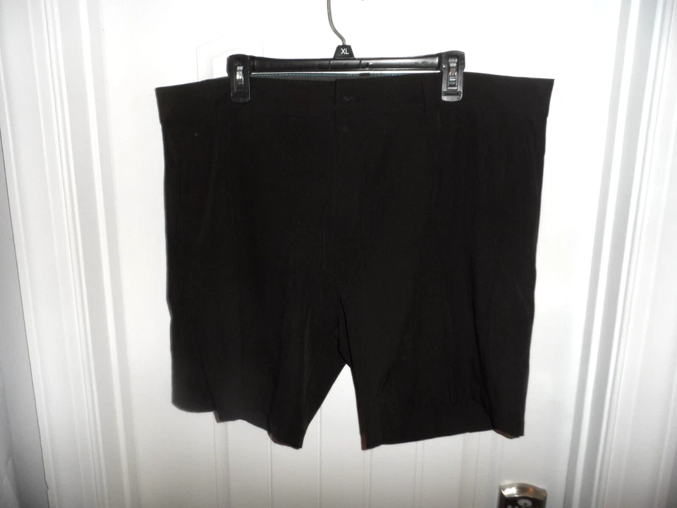 Great Iron Eagle men's size 40 black flat front chino style shorts NWT Foto 4 de 4