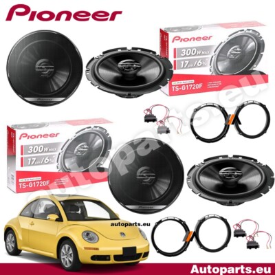 Kit 4 Lautsprecher Pioneer Für Vorder- Und Hinterseite Volkswagen New Beetle