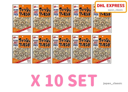 NATORI FISH ALMOND ROAST ALMOND AND DRIED SARDINE WITH SESAME SET JAPAN Tracking