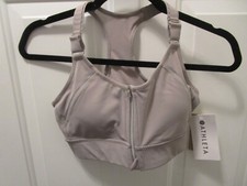 ATHLETA A-C EMPOWER PEBBLE GRAY SPORTS BRA SIZE SMALL  NEW