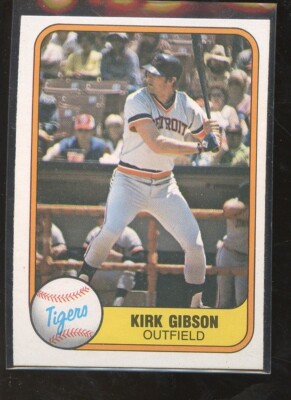 1981 FLEER #481 KIRK GIBSON TIGERS MINT E015037