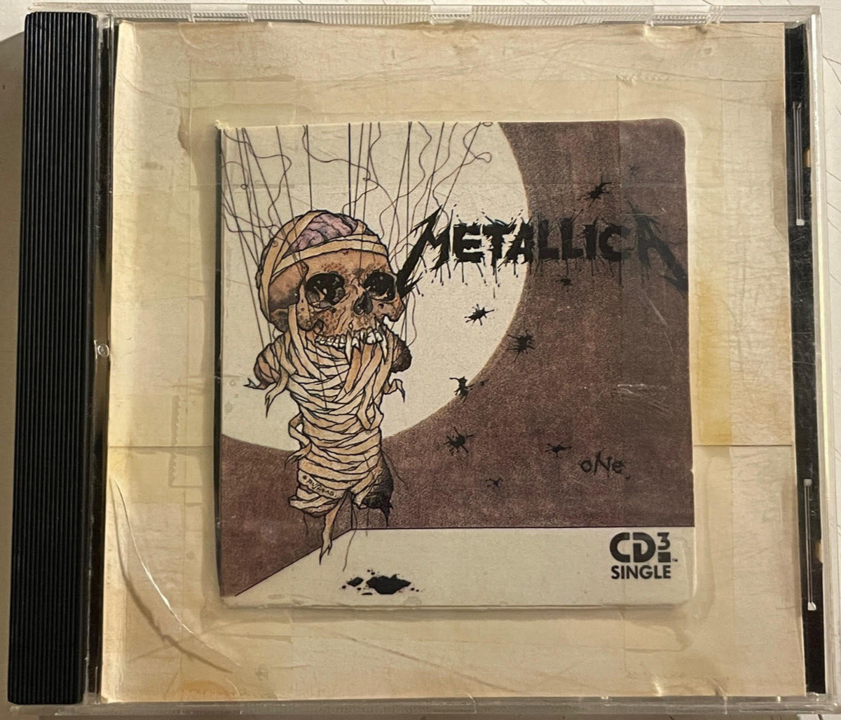 USED GOOD CONDITION Metallica One 1988 Mini CD Single Disassembled