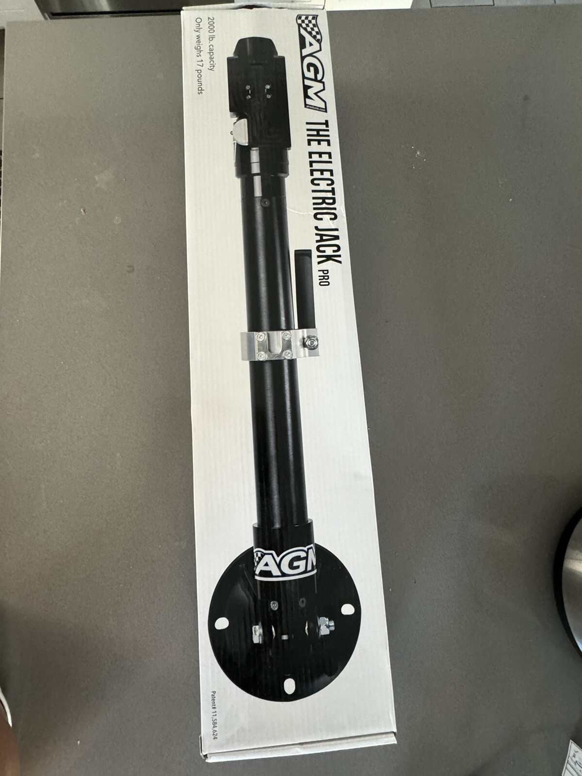 All German Motorsports AGM Portable Electric ATV/UTV Jack Black AGMEJA