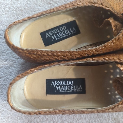 Arnoldo Marcella Woven. Very Unique Summer Shoes. Size 8. Handmade In Italy. - Picture 4 of 10