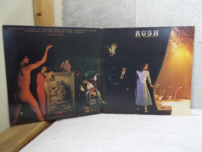 RUSH 'exitstage left' 81 mercury / gatefold / ex (double lp) | eBay