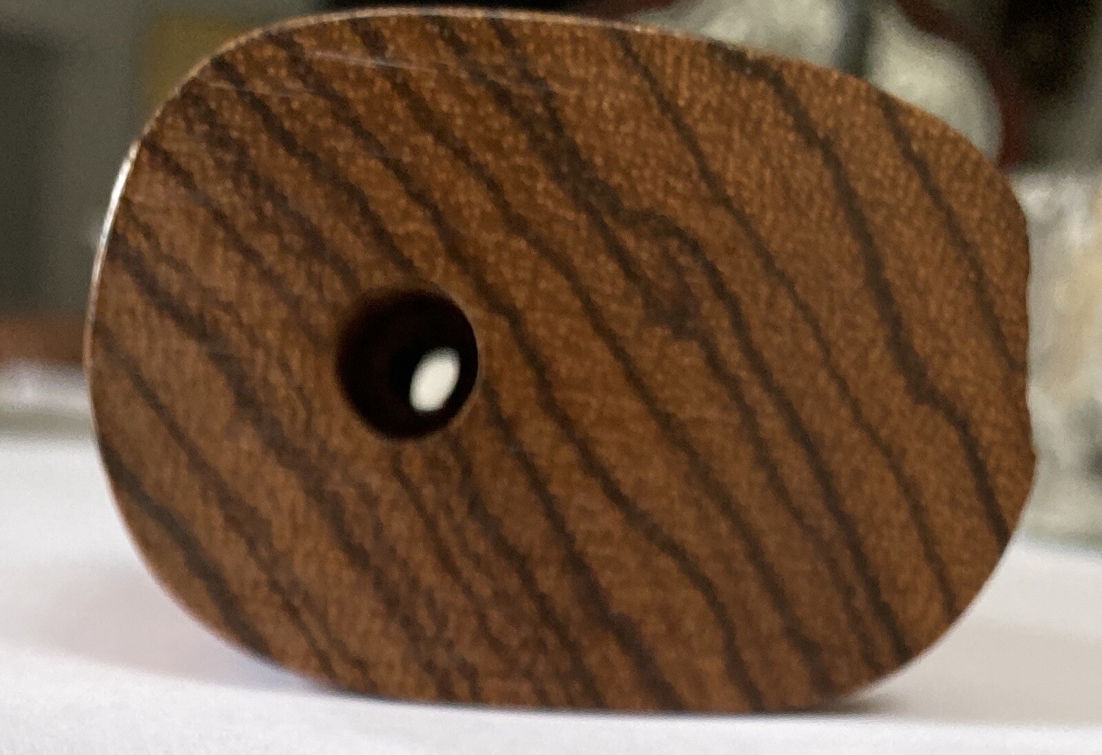 New Unused Dan Wesson Original Zebra Wood Revolver Grips. One Small