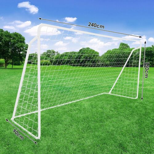 Outdoor Stabil Fussballtore für Kinder & Erwachsene Tor mit Zwei abnehmbarem Net - Bild 2 von 5