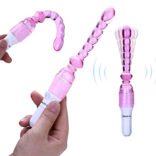 Impermeable-Enchufe Anal-Masajeador-Consolador-Cuentas-Viibrador-para-Hombres-Mujeres Usan Lubricantes - Imagen 4 de 14