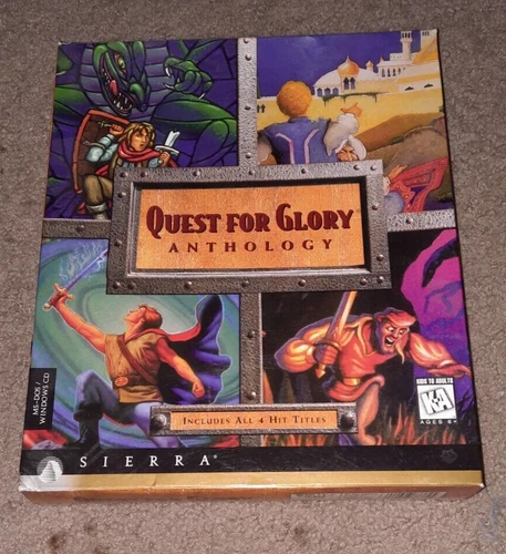 Quest for Glory Anthology MS-DOS Windows Box Only