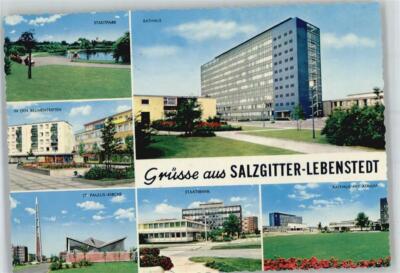 51026258 - 3320 Lebenstedt Staatsbank Rathaus Atrium St.Paulus Kirche Stadtpark