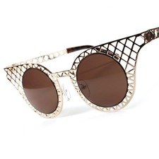 Fashion Vintage Retro Round Cateye Designer Celebrity Women's Sunglasses A91A
