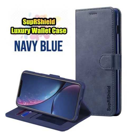 For iPhone 15 16e 14 13 12 11 Pro Max Plus SE XR Wallet Case Leather Flip Cover - Picture 26 of 44