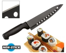 Non Stick Sushi Knife - 8 inch Stainless Steel Non Stick Multipurpose Chef Knife