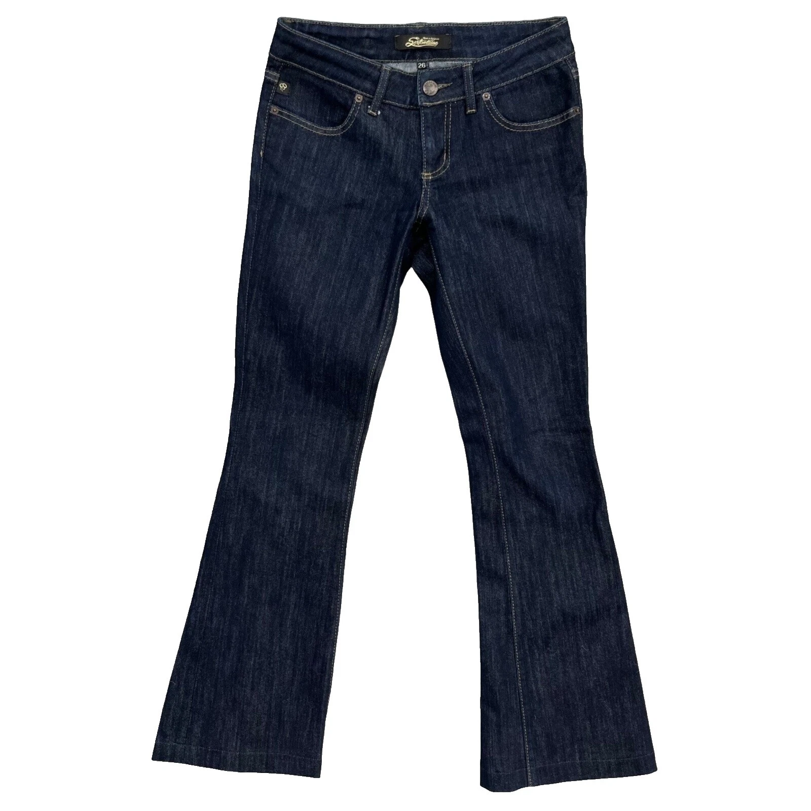 Tamaño regular de algodón de mujer Serfontaine Jeans para Mujeres