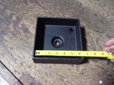 ROUGH CUT Post Base Anchored 6x6 Heavy Cast Aluminum BLACK