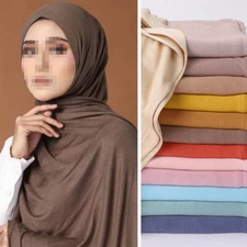 2 Pcs/set Cotton Blend Inner Hijab and Shawls Headwrap Scarf with Cap Headwraps