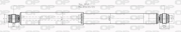 Amortisseur arrière pour Fiat Panda 1.2 et 1.3 D Multijet