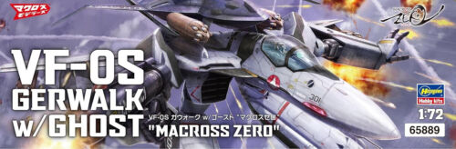 Hasegawa 1/72 MACROSS ZERO VF-0S GERWALK w/GHOST MODEL KIT 65889 - Picture 12 of 19