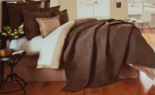 Noble Excellence Moderne AARON Reversible Quilted KING Sham Pillowcase Brown NWT