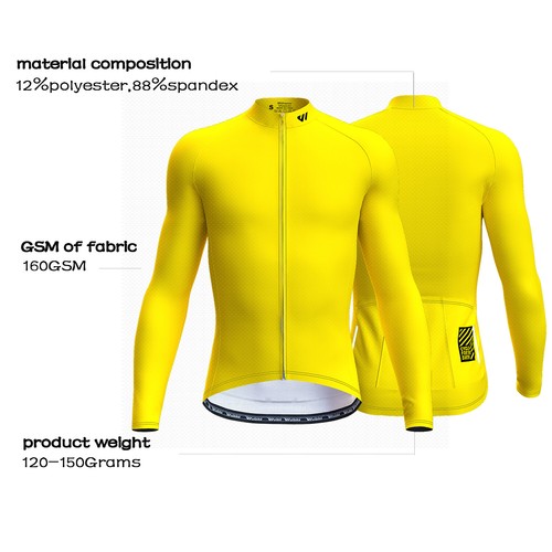 Long Sleeve Mens Cycling Jersey Wulibike Cycle Shirt Pocket Quick Dry Breathable - Picture 3 of 34