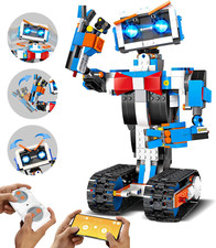 STEM Robot Building Kits for Kids 8-12, 635Pcs Remote Control Engineering Fun