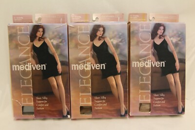 Mediven Elegance 12-16mmHg Mat. Panty CT Compression Stockings Blk, Bg or Sand