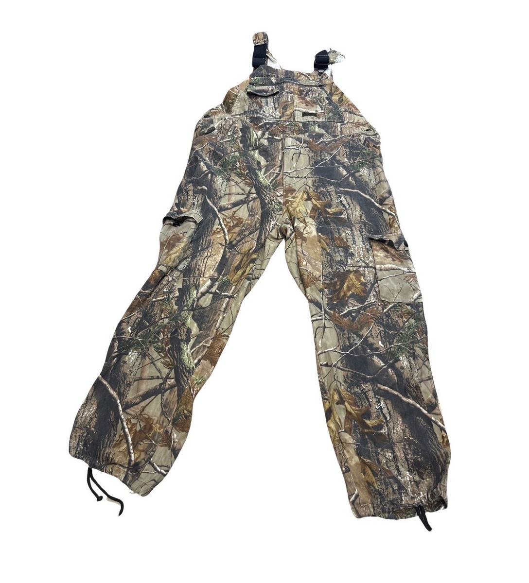 Liberty Realtree Men’s Camo Hunting Cargo Overalls Size 42 Regular