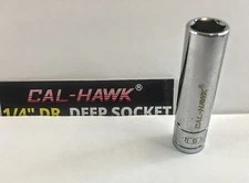 Cal- Hawk Deep Socket  9 mm x 1/4" Dr   6Pt  Free USA Ship