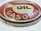 POLARINE MOTOR OIL GASOLIINE SIGN ANTIQUE PORCELAIN STANDARD OLD ORIGINAL RARE  — photo 2
