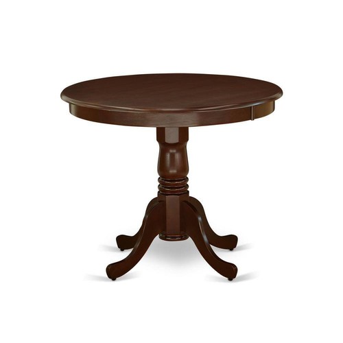 3-Piece Mahogany Wood Dining Room Set with High Back, Seats 4 - Picture 3 of 3