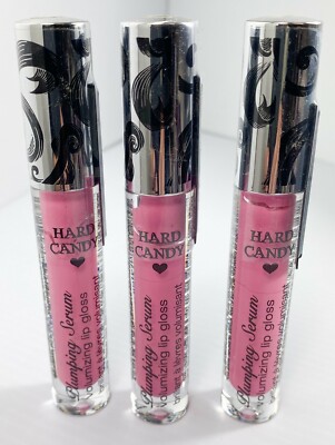 New (3) HARD CANDY Plumping Serum Volumizing Lip Gloss #917 PINKY SWEAR