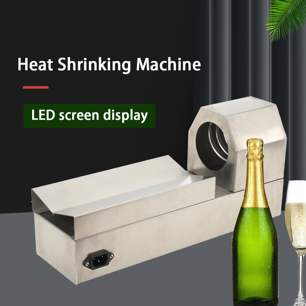 Máquina de sellado de vino tinto con tapa de botella de plástico PVC máquina termorretráctil