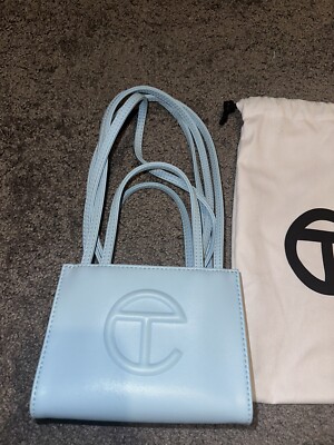 AUTHENTIC Telfar Shopping Bag  Pool Blue  - SMALL