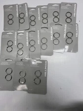 (QTY 30) Hillman 1" Split/Cable Key Ring 701286 Tempered Steel Silver 25mm