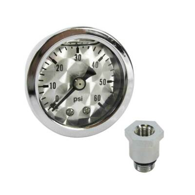 #ad 1970 1999 Harley Big Twin Shovelhead Evolution EVO quot;Machinedquot; Oil Pressure Gauge $59.95