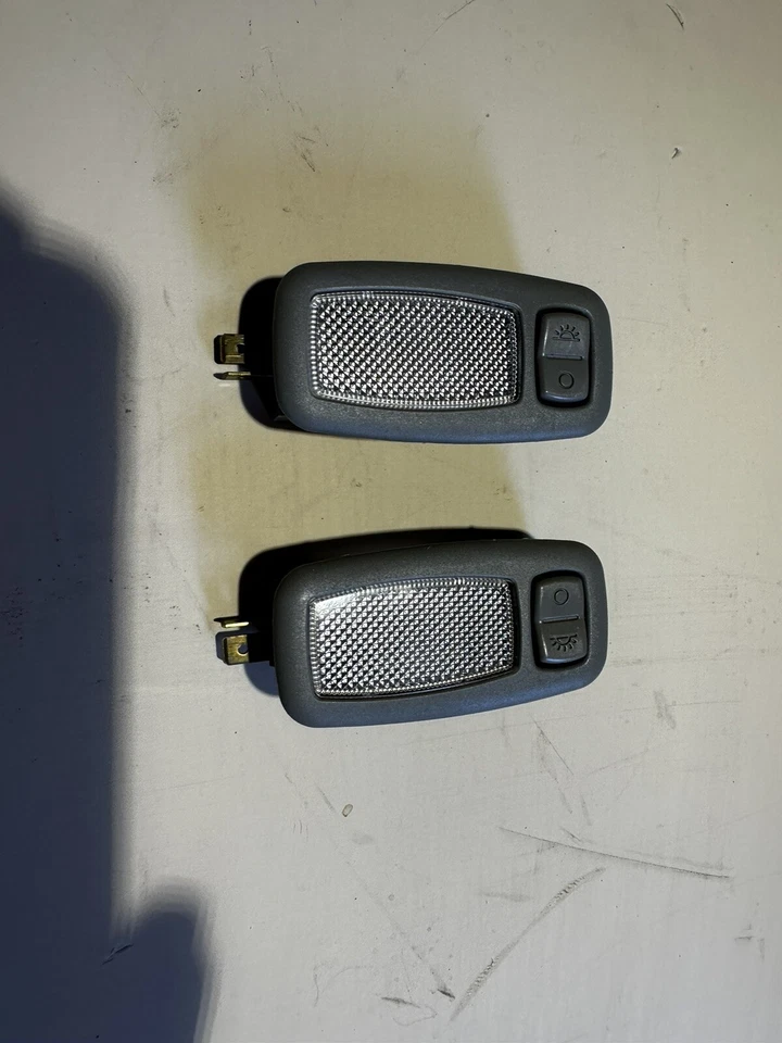 2pcs SunVisor Vanity Lamp Left Right for Kia Optima 2014  (Gray) - Image 2 of 4