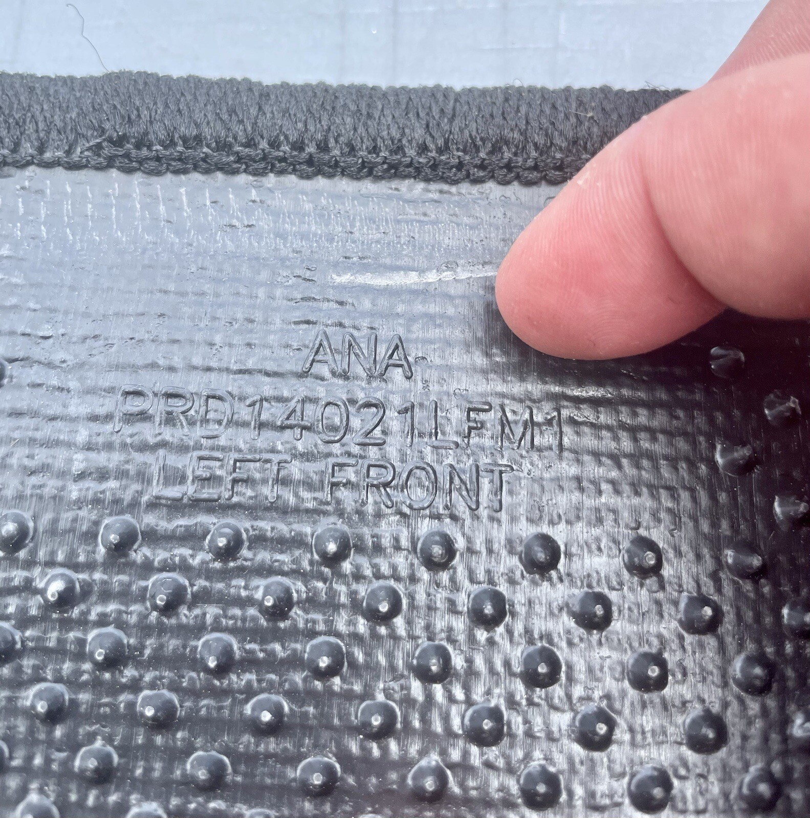 20162020 Dodge Durango Carpet Floor Mats Set 5 Pcs OEM Black