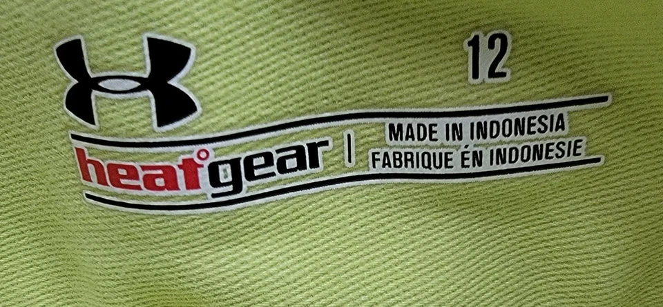 Under Armour женщин HeatGear шорты размер 12 желтовато-зеленый Jean - Изображение 2 из 4