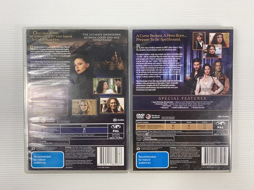 Once Upon A Time Complete Seasons 1 2 R4 DVD TV Near Mint Discs Tracked Post - Picture 2 of 5