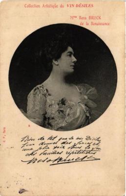 CPA AK Frau Rosa Bruck THEATER STAR (643385)