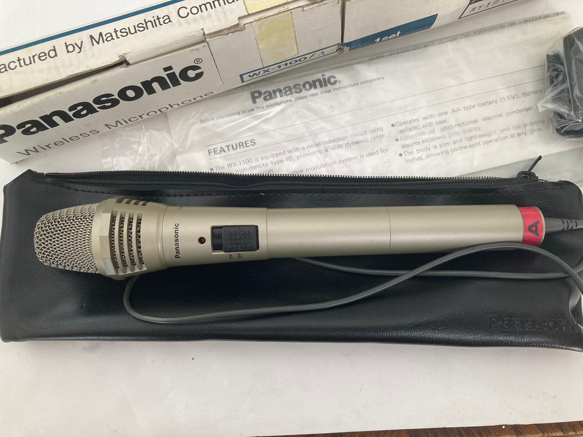Panasonic WX-1100/A Wireless Microphone, Mic Made In Japan Panasonic WX-1100/A Wireless Microphone, Mic Made In Japan