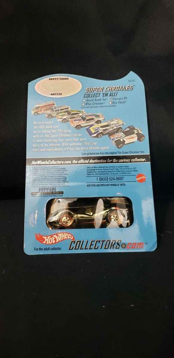 Hot Wheels 2003 RLC Super Chromes - Ferrari P4 | eBay