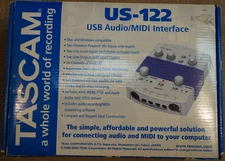 Tascam US-122 USB Audio/MIDI Interface - 2 Channel